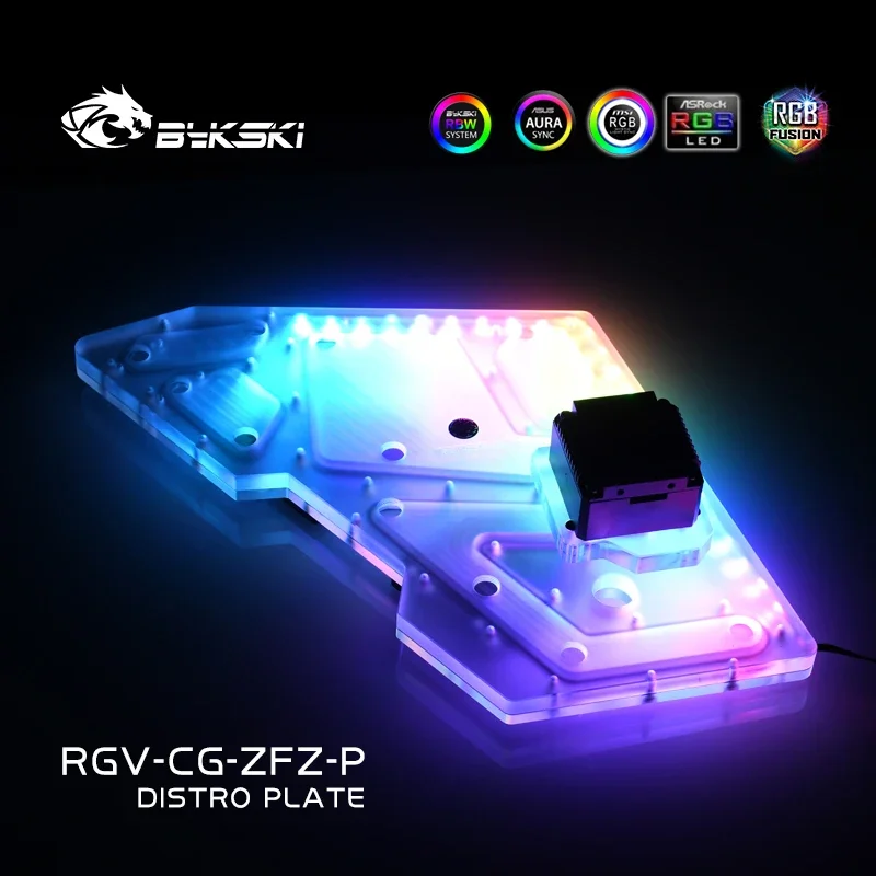 BYKSKI RGV-CG-ZFZ-P Acrylic Bo - Distro Plate Ddc Pump Combo review and price