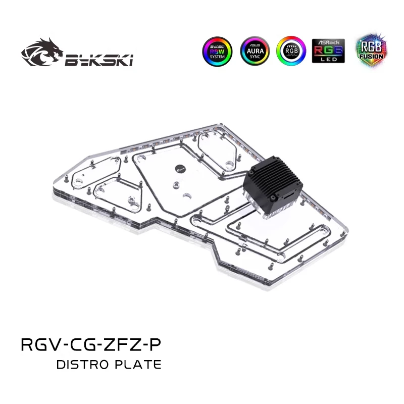 BYKSKI RGV-CG-ZFZ-P Acrylic Bo - Distro Plate Ddc Pump Combo review and price