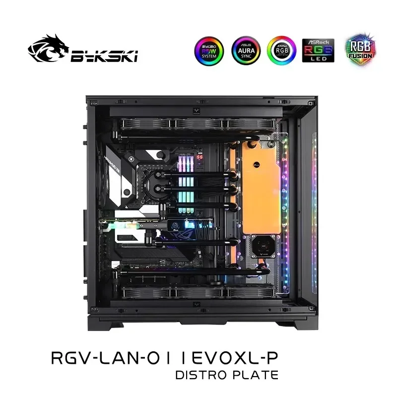 Bykski Acrylic Distro Plate /B - Distro Plate Ddc Pump Combo review and price