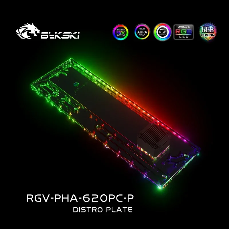 Bykski Acrylic Distro Plate /B - Distro Plate Ddc Pump Combo review and price